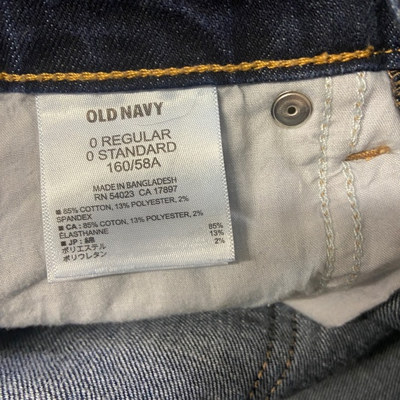 Old Navy The Flirt Skinny Jeans Size 0 Dark Wash Women's Denim EUC - Picture 5 of 9